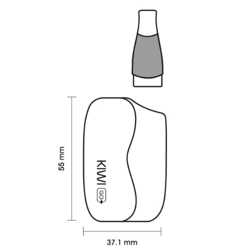 Dimensions du kit Kiwi Go + Mini